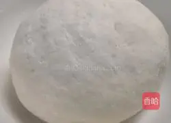 Illustration of how to make scones with bean paste filling 1