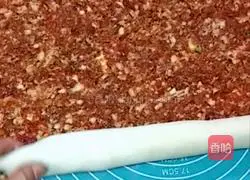 Illustration of how to make steamed meat dragon 8