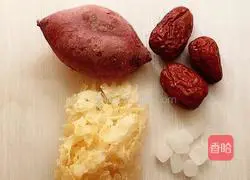 Illustration of how to make Purple Potato, Red Date and Tremella Soup 1