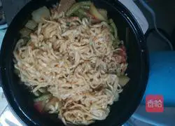 Illustration of Braised Potato and Bean Noodles 10