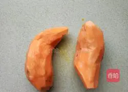 Illustration of how to make banana and sweet potato soup 2