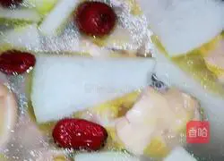 Winter Melon Chicken Soup Recipe Illustration 6