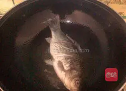 Illustration of how to make radish and crucian carp soup 3