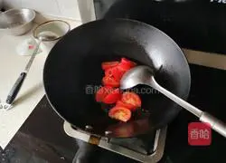 Illustration of tomato and egg drop soup 3