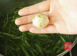 Water spinach soup Illustration of how to do it 10