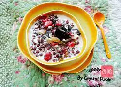 Illustration of how to cook red bean and grass jelly 20