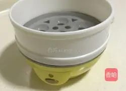 Steamed vegetables: Illustration of making oatmeal rolls 4