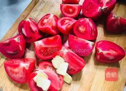 Tomato, corn and pork ribs Illustration of how to make soup 2