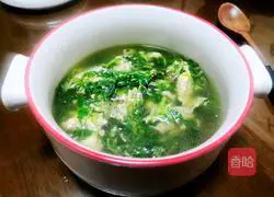 Shepherd's Purse Egg Drop Soup Recipe Illustration 7