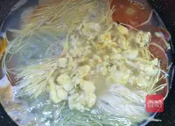 Illustration of how to make tomato, egg and vegetable noodles 7