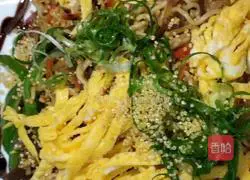 Illustration of how to make millet fried instant noodles (vegetarian) 10