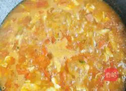 Illustration of how to make tomato noodles 4