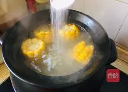 Corn Carrot Bone Soup Recipe Illustration 7