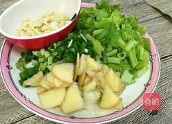 Illustration of how to make mutton fried noodles 3