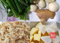 Illustration of how to make radish kimchi 4