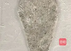 Illustration of how to make steamed black sesame bagel bread 6