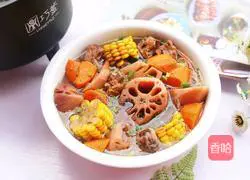 Lotus root and pork ribs soup recipe 14