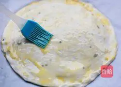 Illustration of how to make poppy milk cheese sweet potato cake 9
