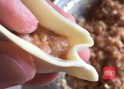 Illustration of how to make cabbage, pork and shrimp dumplings 10