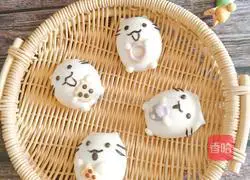 Illustrations of how to make fat cats in various shapes 19