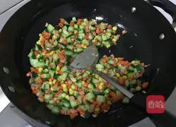 Illustration of how to make fried buns 3