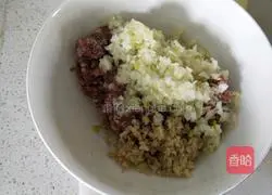 Illustration of how to make pork and radish dumplings 3