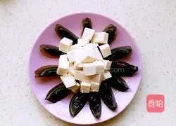 Illustration of how to make preserved eggs mixed with tofu 3