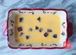 Illustration of how to make purple sweet potato and milk stewed eggs 8