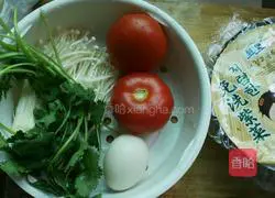 Tomatoes Illustration of how to make hot and sour soup 1