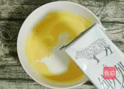Milk Egg Burrito ( Illustration of how to make baby food) 6