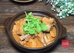 Illustration of how to make tomato pork ribs pot 15