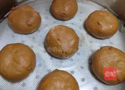 Illustration of homemade jujube-flavored brown sugar blossom steamed buns 23