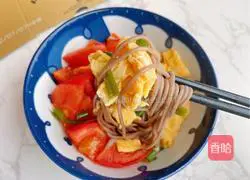 Illustration of how to make tomato soba noodles 15
