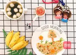 Illustration of how to make red radish and rose flowers 23