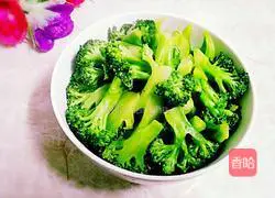 Illustration of how to make broccoli in oyster sauce 8