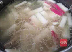 Lamb chops Illustration of how to make radish soup 6