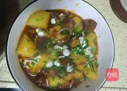 Illustration of braised donkey meat 8