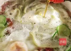 Illustration of how to make clear soup hand-rolled noodles 10