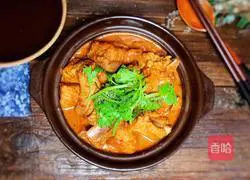 Tomato Illustration of how to make pork ribs in pot 17