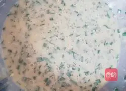 Illustration of how to make shrimp, meat and leek pancakes 5