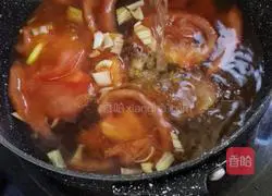 Illustration of how to make tomato and egg pimple soup 6