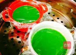 Baby food supplement spinach and egg custard Illustration of how to do it 5