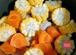 Carrot, Corn and Spare Ribs Soup Recipe Illustration 6