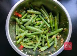 Illustration of how to make cold long beans 16