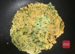 Celery Leaf Egg Pancake Recipe Illustration 7