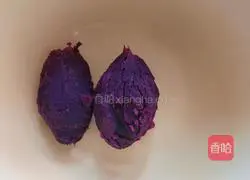 Illustration of how to make purple sweet potato buns stuffed with roses (pressure cooker version) 1