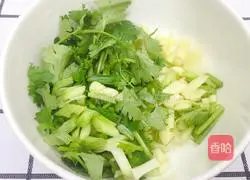 Illustration of making soy sauce cold noodles 2