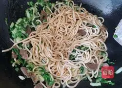 Illustration of how to make fried noodles 5