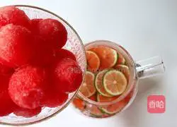 Watermelon, lime, jasmine drink recipe 9