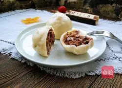 Illustration of how to make Jiangdou and red date buns 16